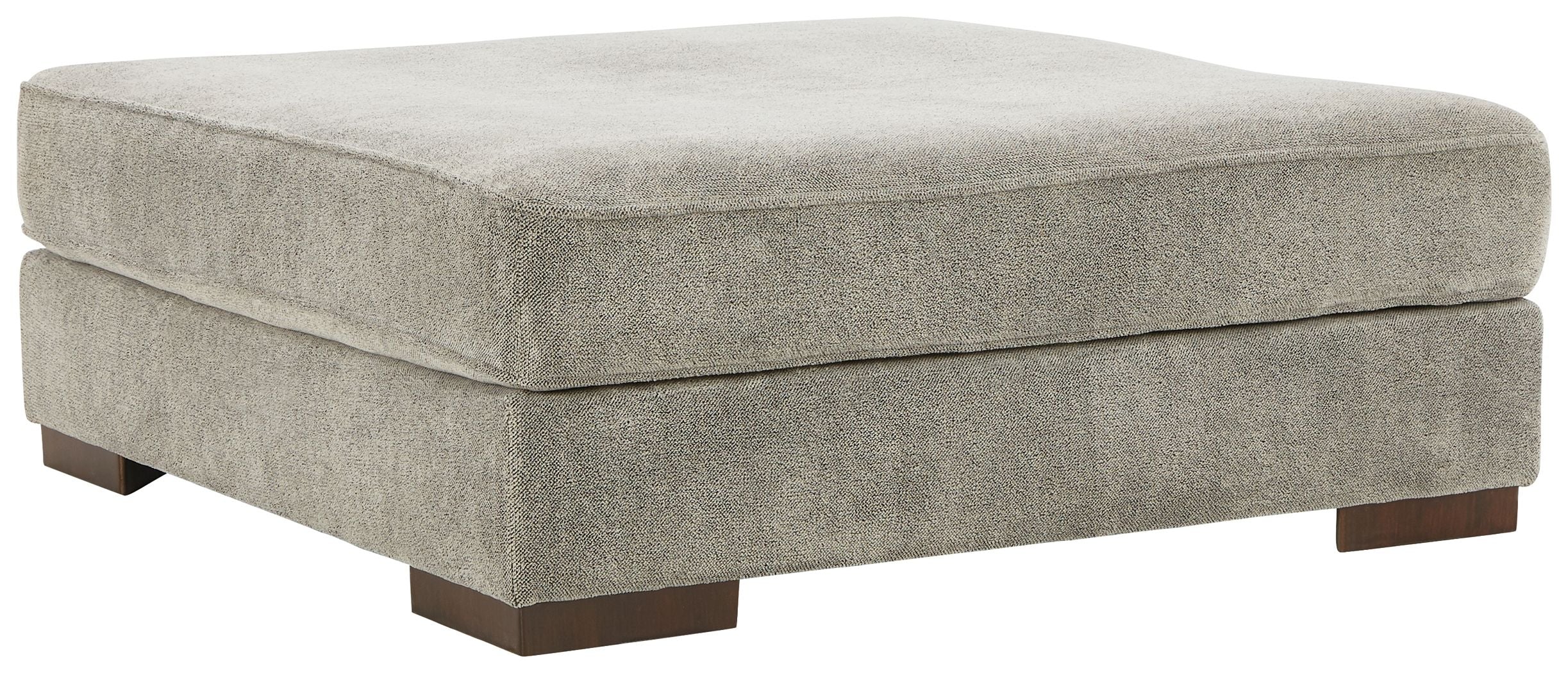 Signature Design by Ashley® Bayless - Smoke - Oversized Accent Ottoman | Meri Furniture
