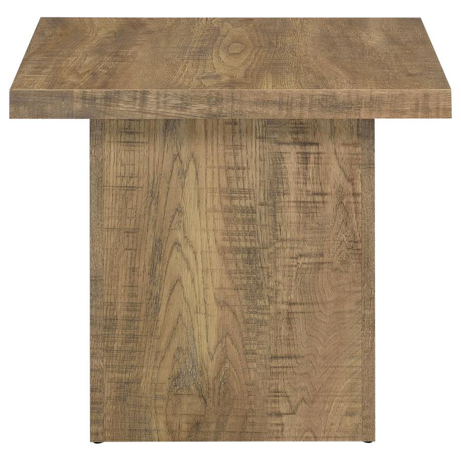 Coaster Fine Furniture Devar - Square Engineered Wood End Table - Mango Brown | Meri Furniture