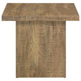 Coaster Fine Furniture Devar - Square Engineered Wood End Table - Mango Brown | Meri Furniture
