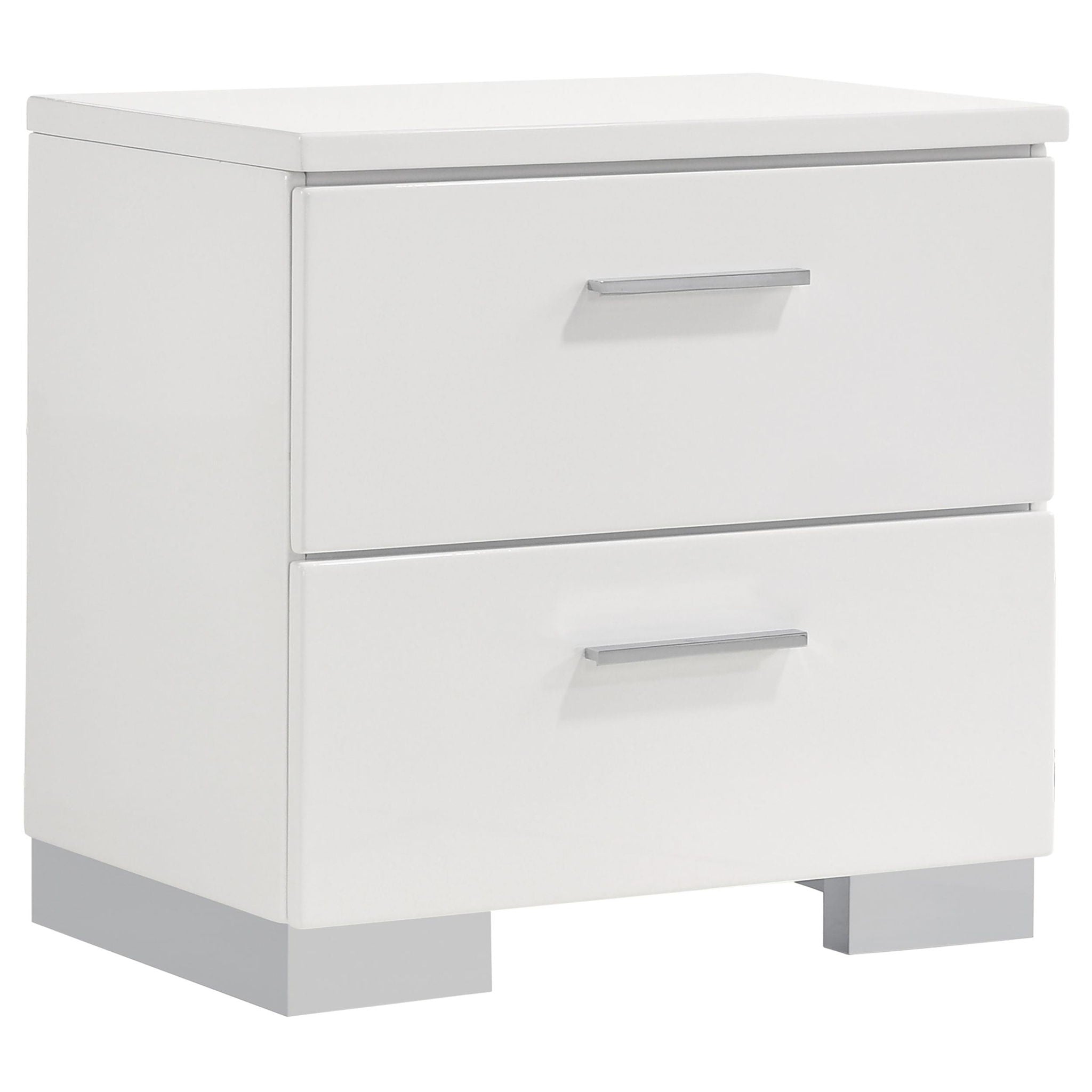 Felicity 5-piece Eastern King Platform Bedroom Set White
