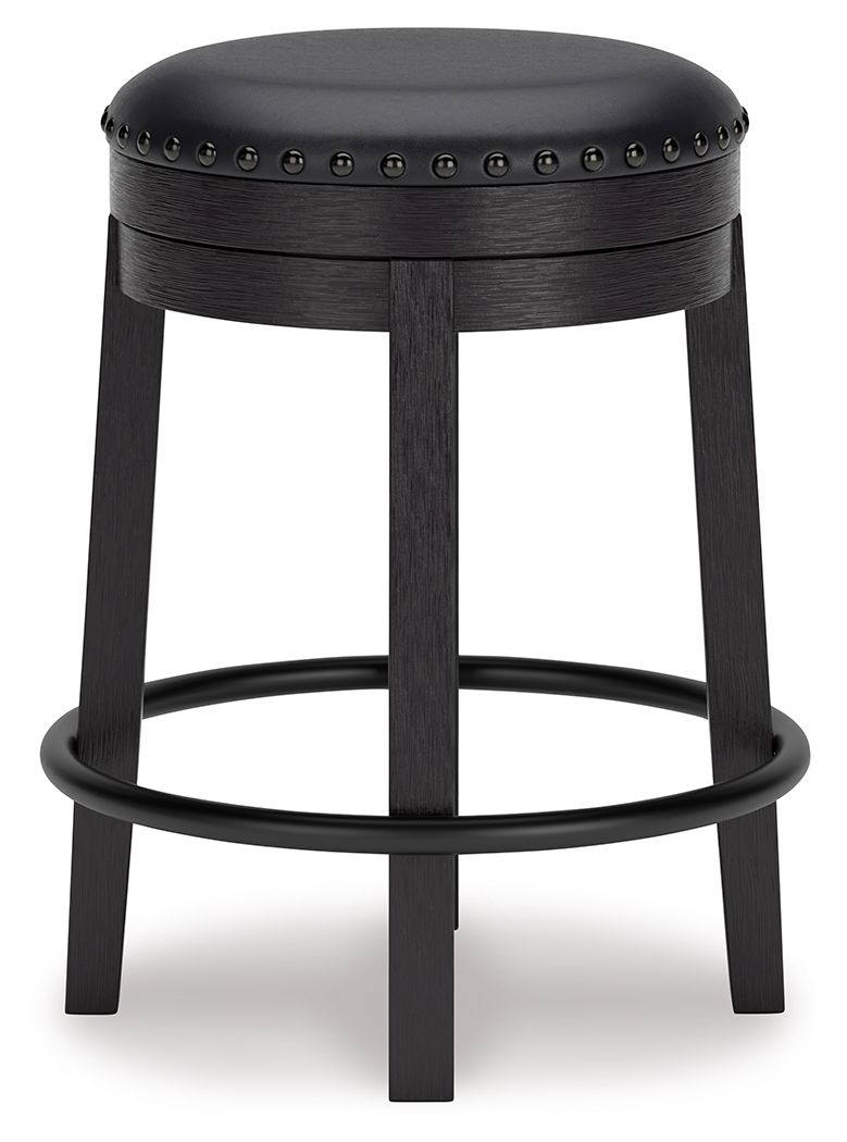 Signature Design by Ashley® Valebeck - Upholstered Swivel Stool | Meri Furniture