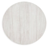 Signature Design by Ashley® Jallison - Off White - Round End Table | Meri Furniture
