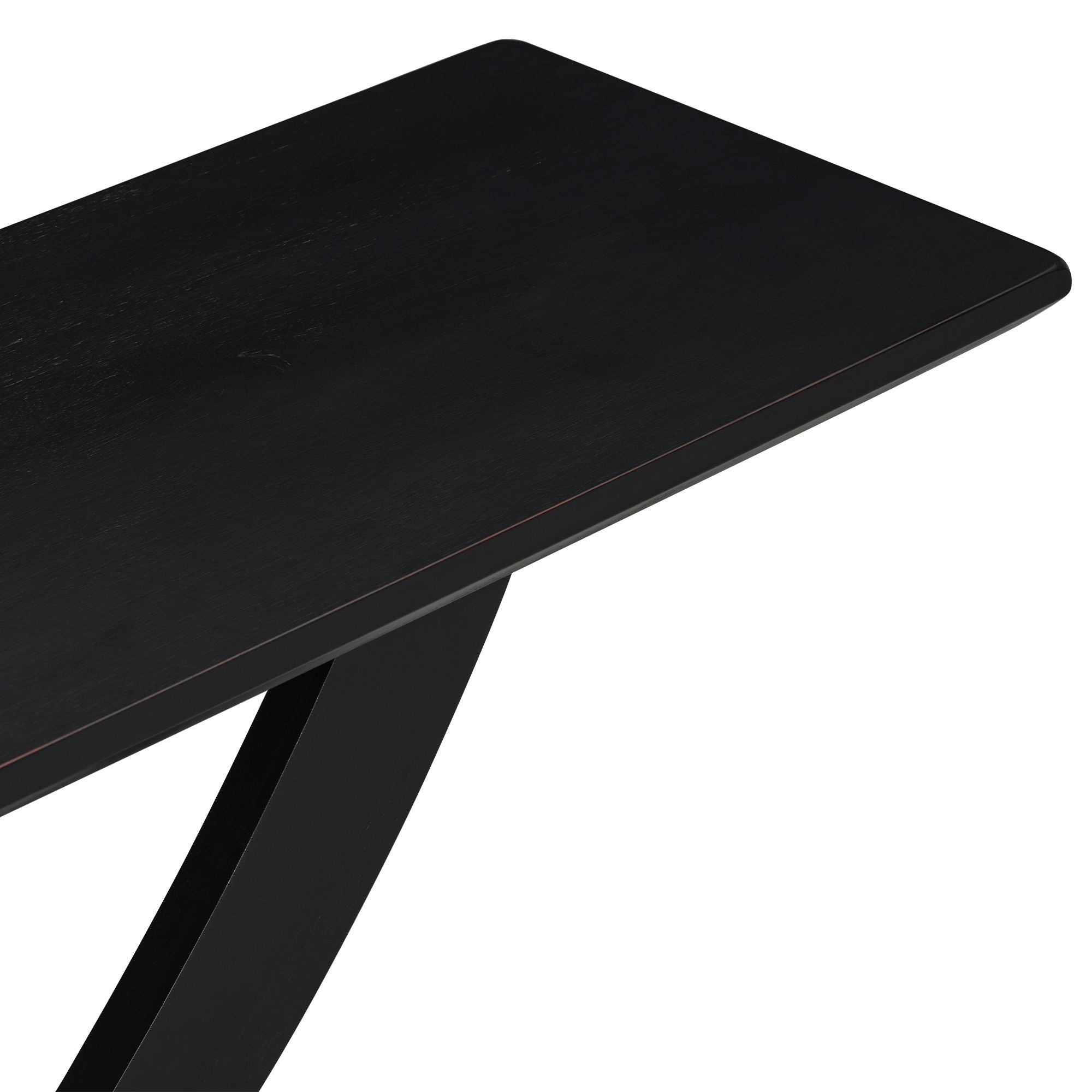 Console Table With Cross Leg Base And Reinforced Support Plate