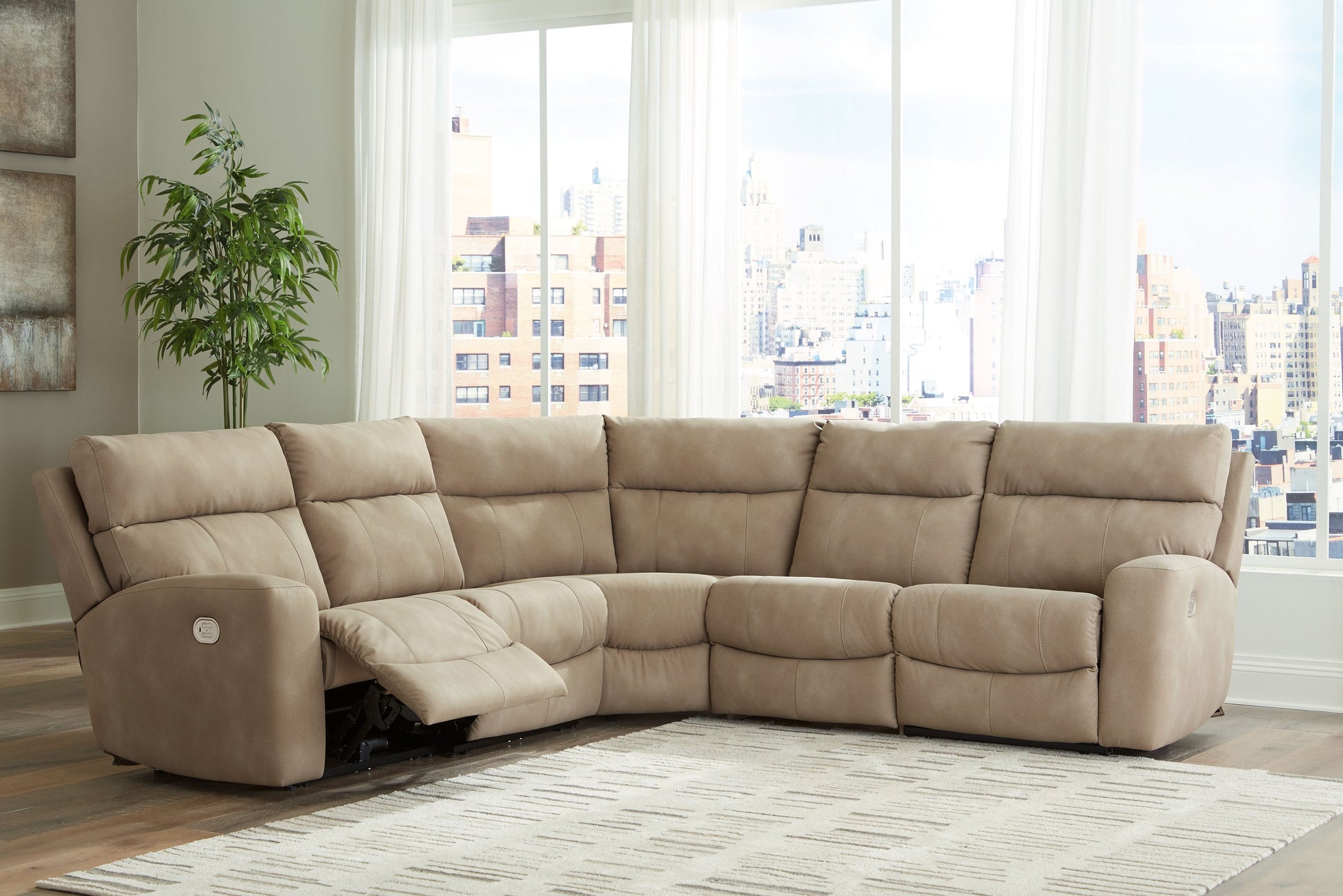 Signature Design by Ashley® Next-gen Durapella - Power Reclinering Sectional Set | Meri Furniture
