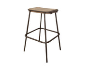 International Furniture Direct Natural Parota - Stool | Meri Furniture