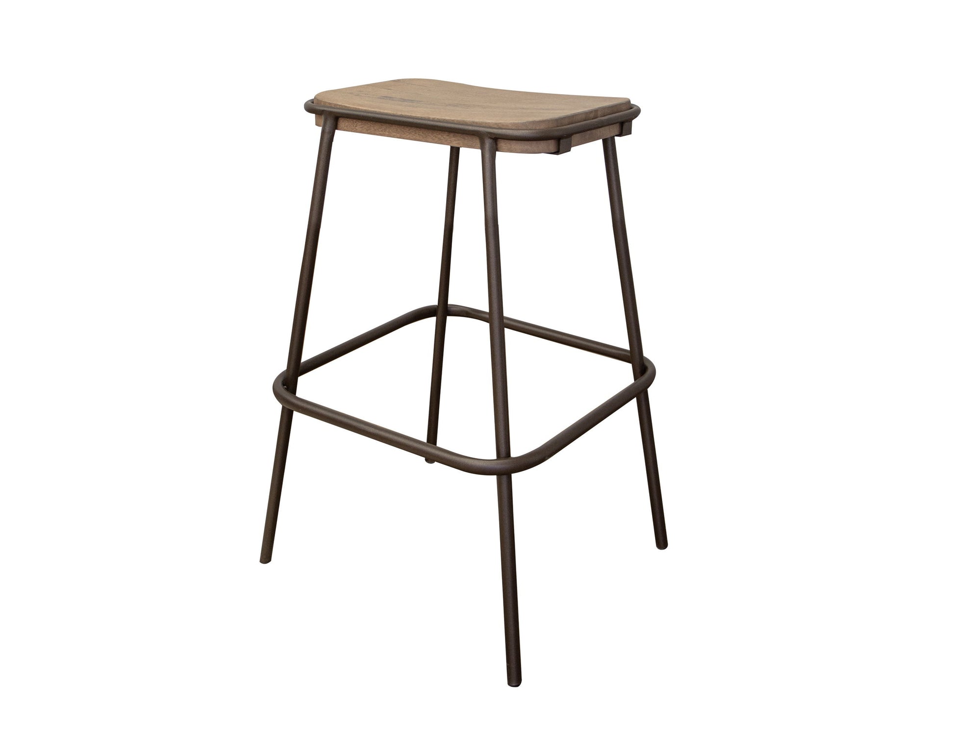 International Furniture Direct Natural Parota - Stool | Meri Furniture