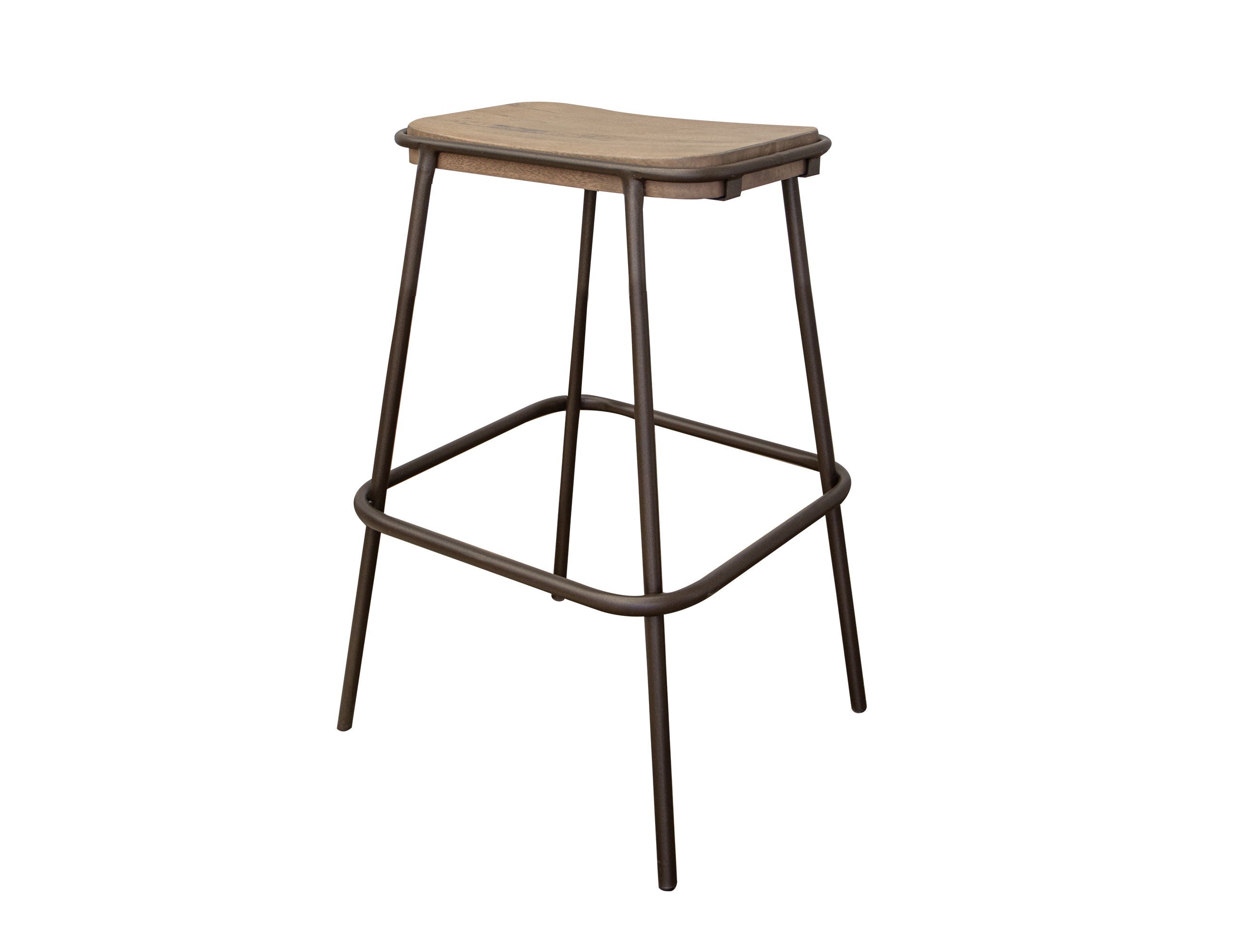 International Furniture Direct Natural Parota - Stool | Meri Furniture