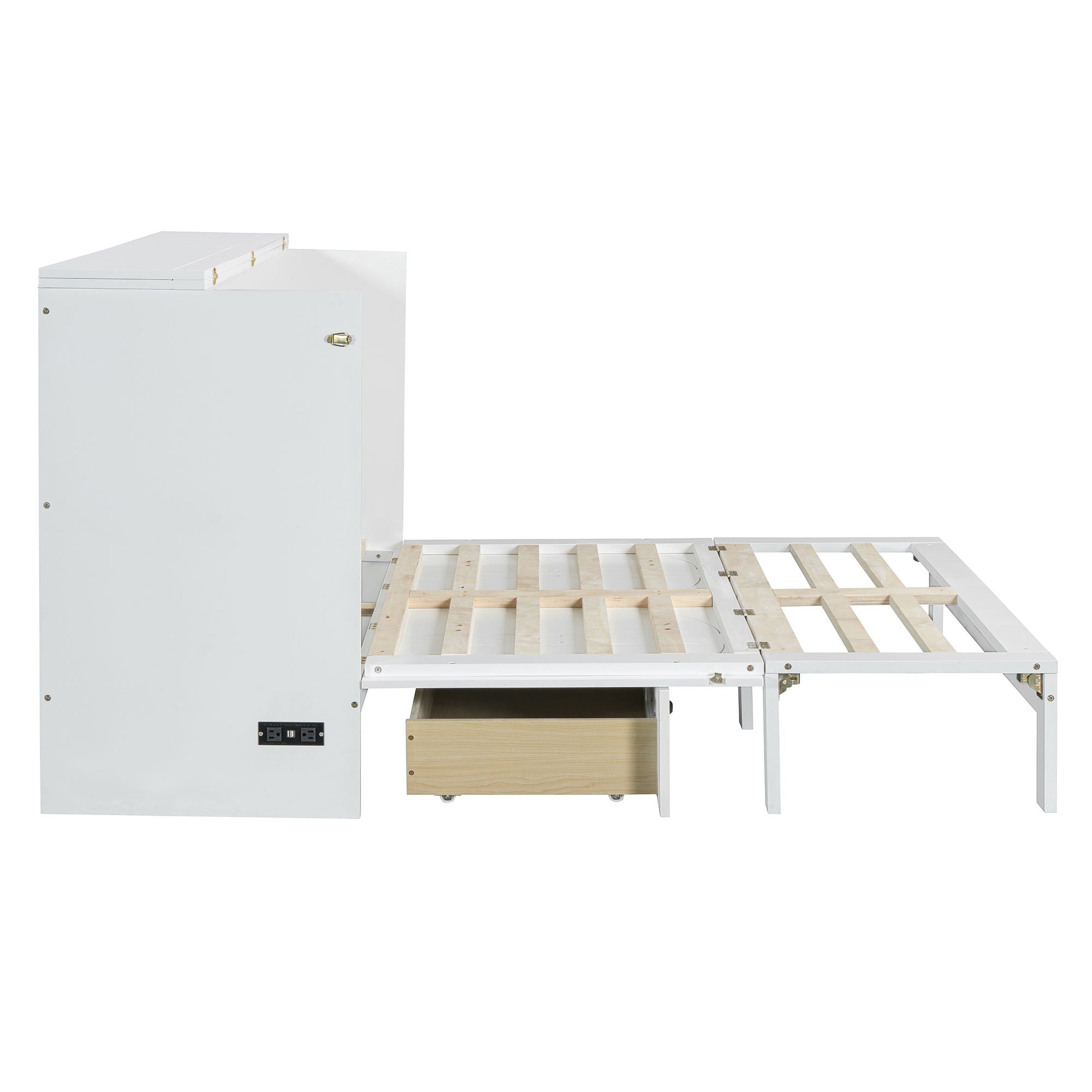 Murphy Bed With Large Drawers