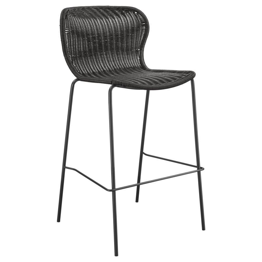 Coaster Fine Furniture Mckinley - Faux Rattan Metal Chair (Set of 2) | Meri Furniture