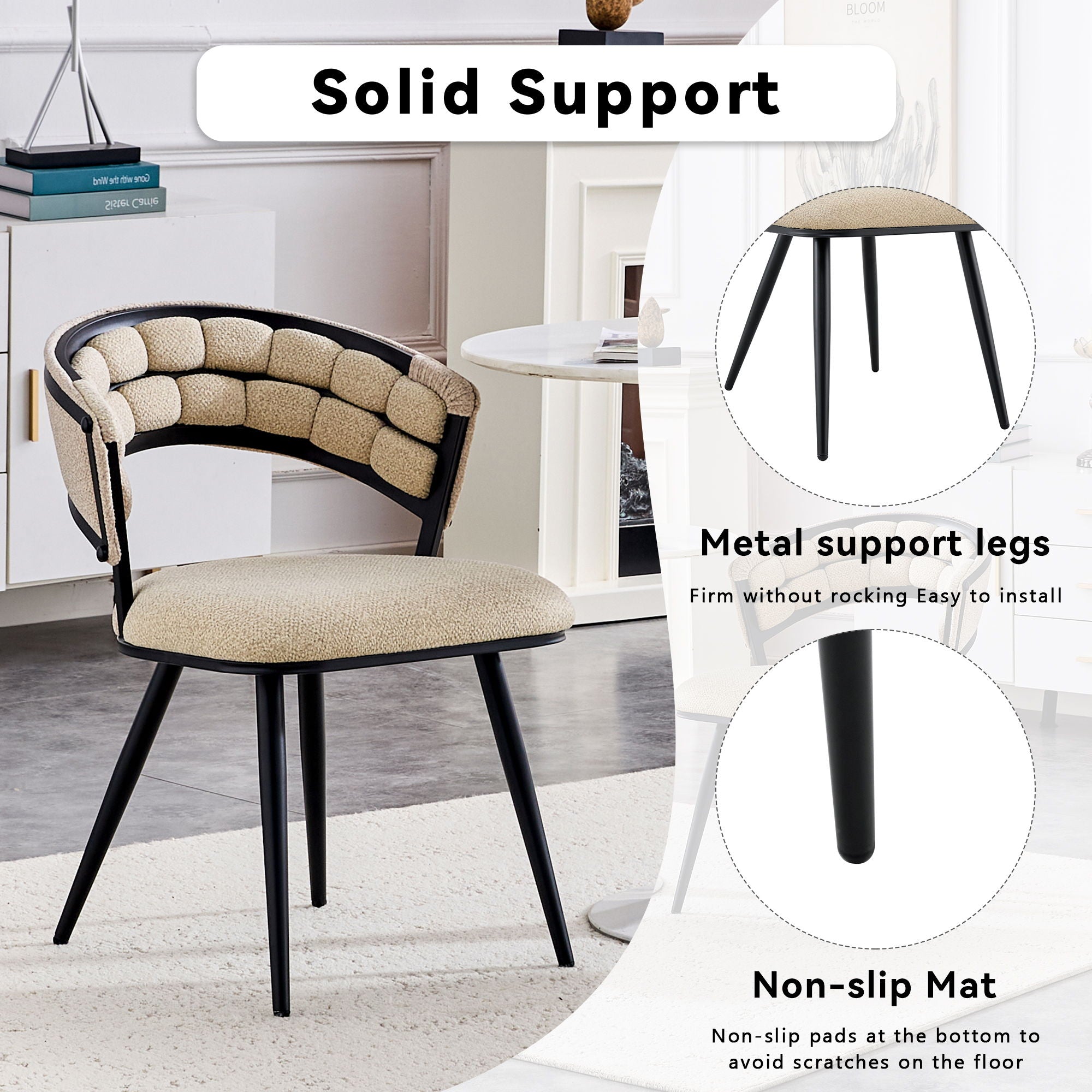 Dining Chairs For Dining Room & Kitchen (Set of 2)