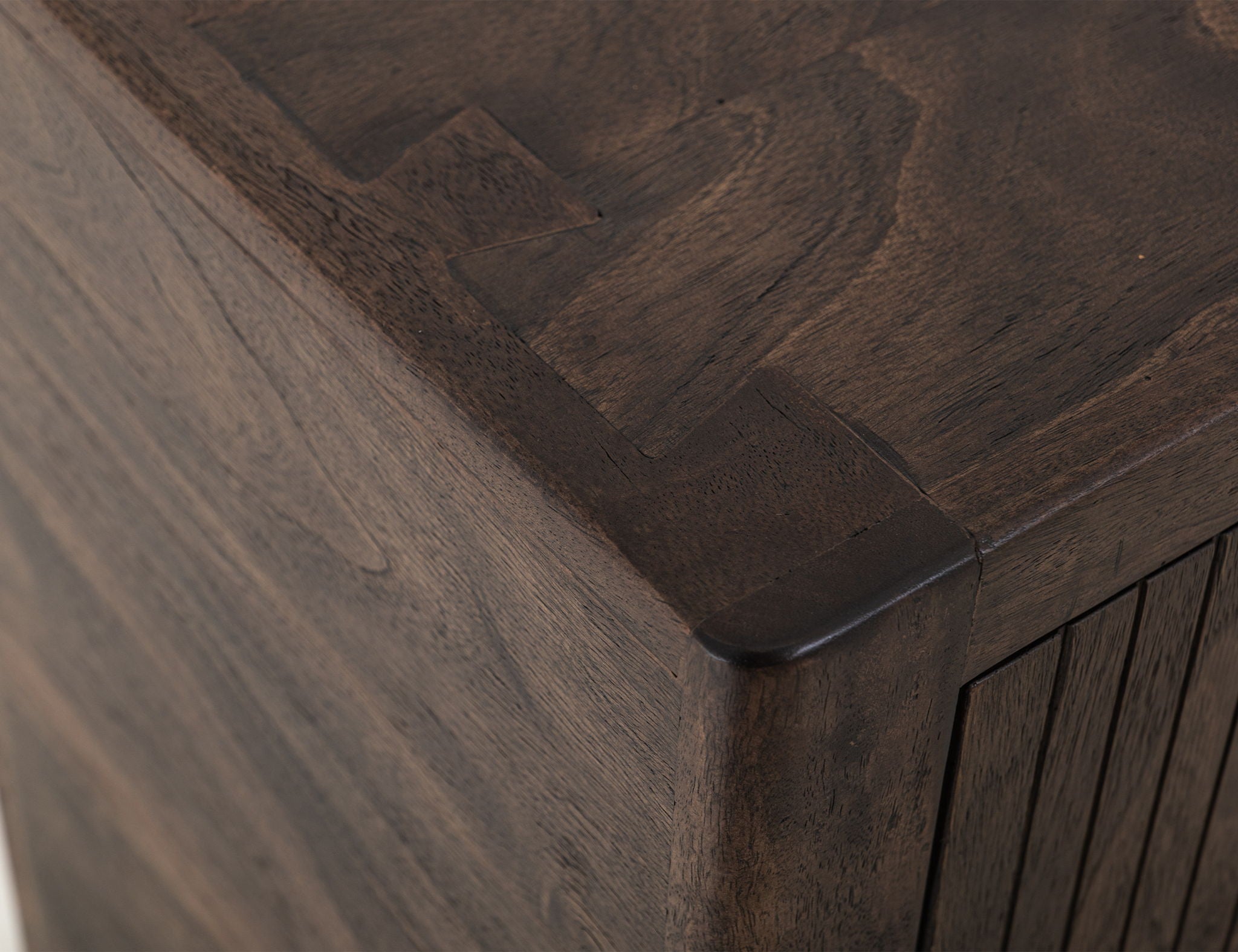 Atenas - Console With 4 Drawer And 2 Doors - Dark Brown