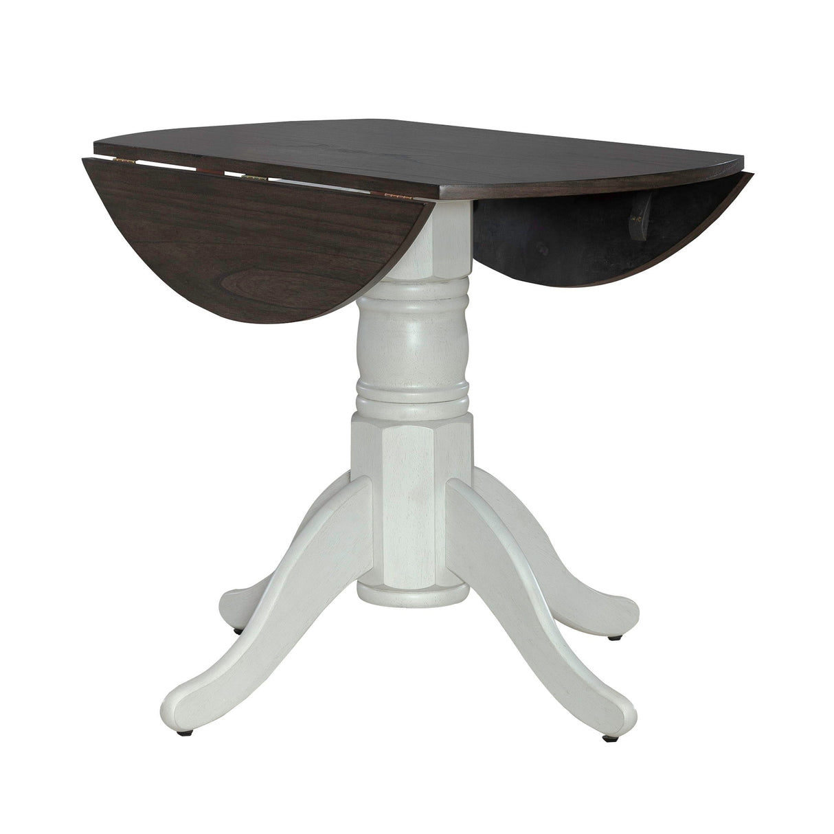 Liberty Furniture Brook Bay - Drop Leaf Table - White | Meri Furniture