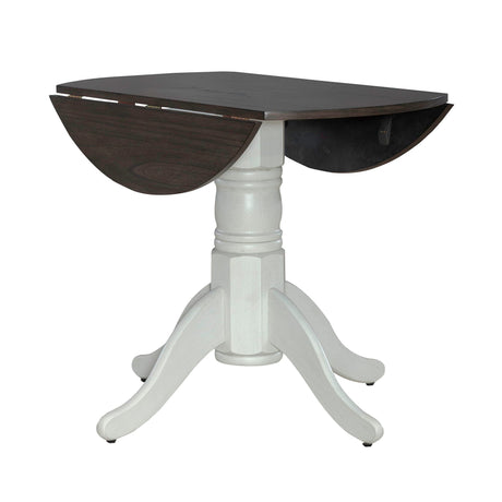 Liberty Furniture Brook Bay - Drop Leaf Table - White | Meri Furniture