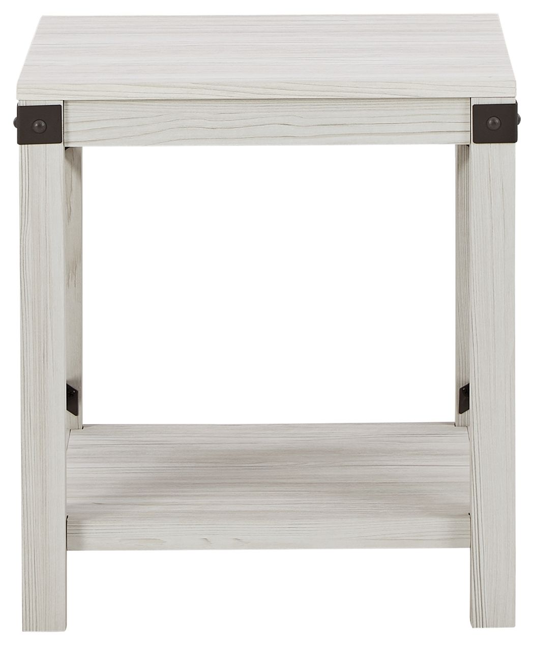 Signature Design by Ashley® Bayflynn - Whitewash - Square End Table | Meri Furniture