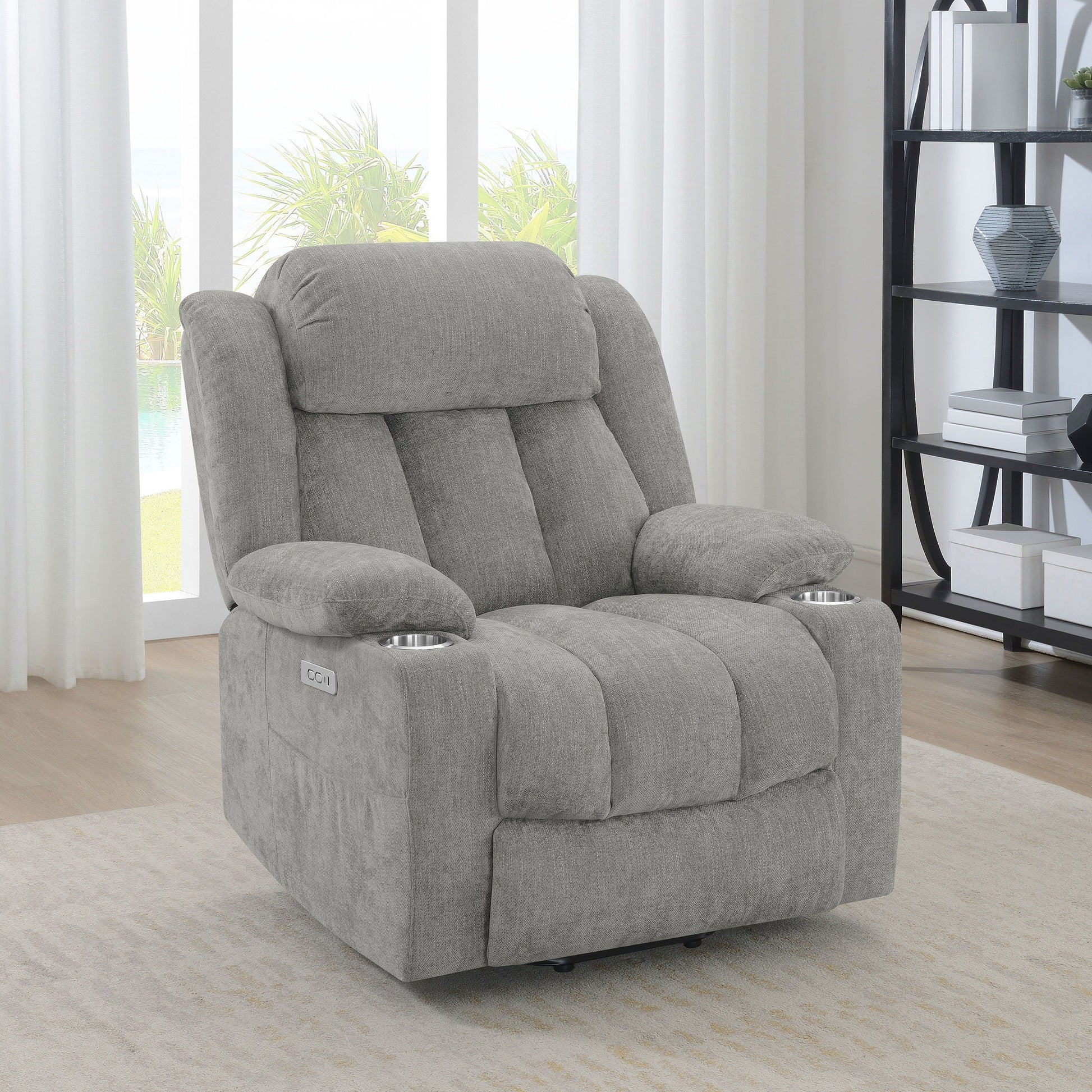 Coaster Fine Furniture Houston - Upholstered Power Lift Recliner Chair | Meri Furniture