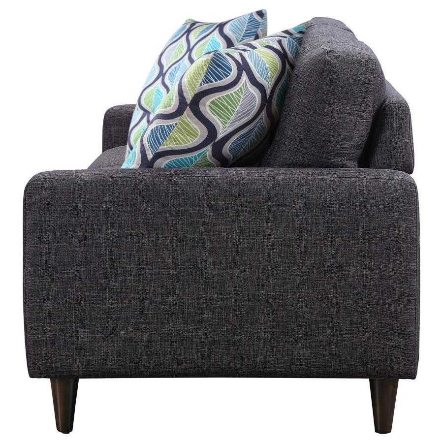 Coaster Fine Furniture Watsonville - Upholstered Track Arm Tufted Sofa - Gray | Meri Furniture
