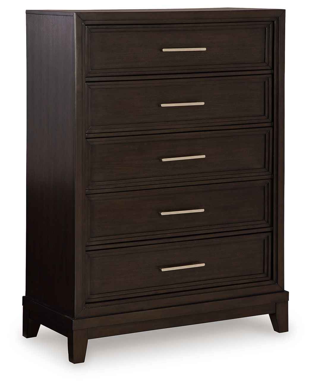 Signature Design by Ashley® Neymorton - Dark Grayish Brown - Five Drawer Chest | Meri Furniture