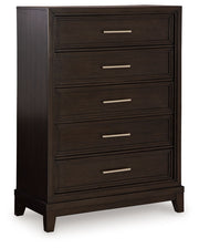 Signature Design by Ashley® Neymorton - Dark Grayish Brown - Five Drawer Chest | Meri Furniture