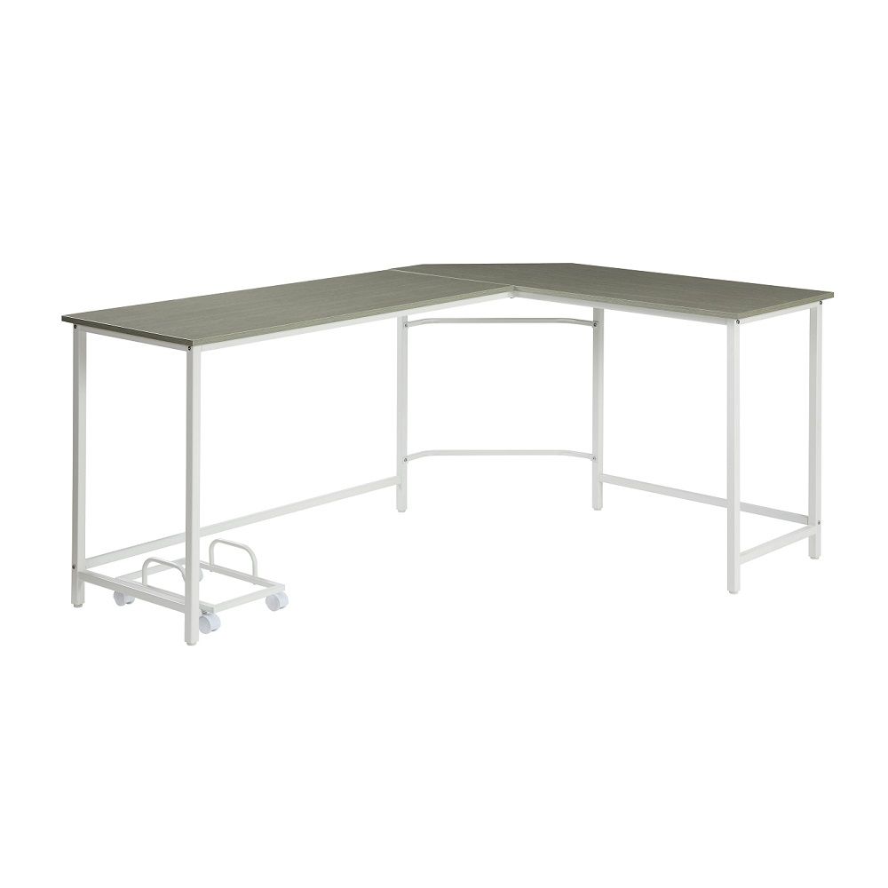 ACME Dazenus - Desk - Gray & White Finish - 30" | Meri Furniture