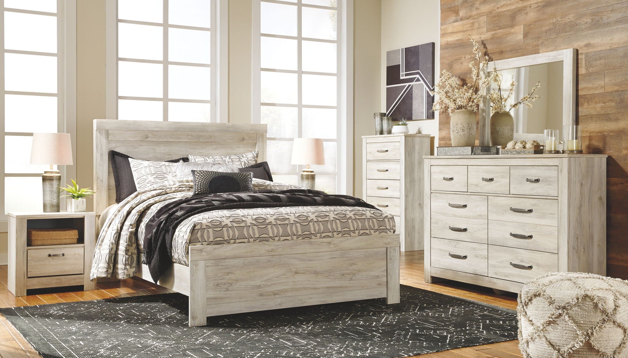 Bellaby - Five Drawer Chest - Whitewash