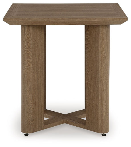 Serene Bay - Dark Brown - Square End Table