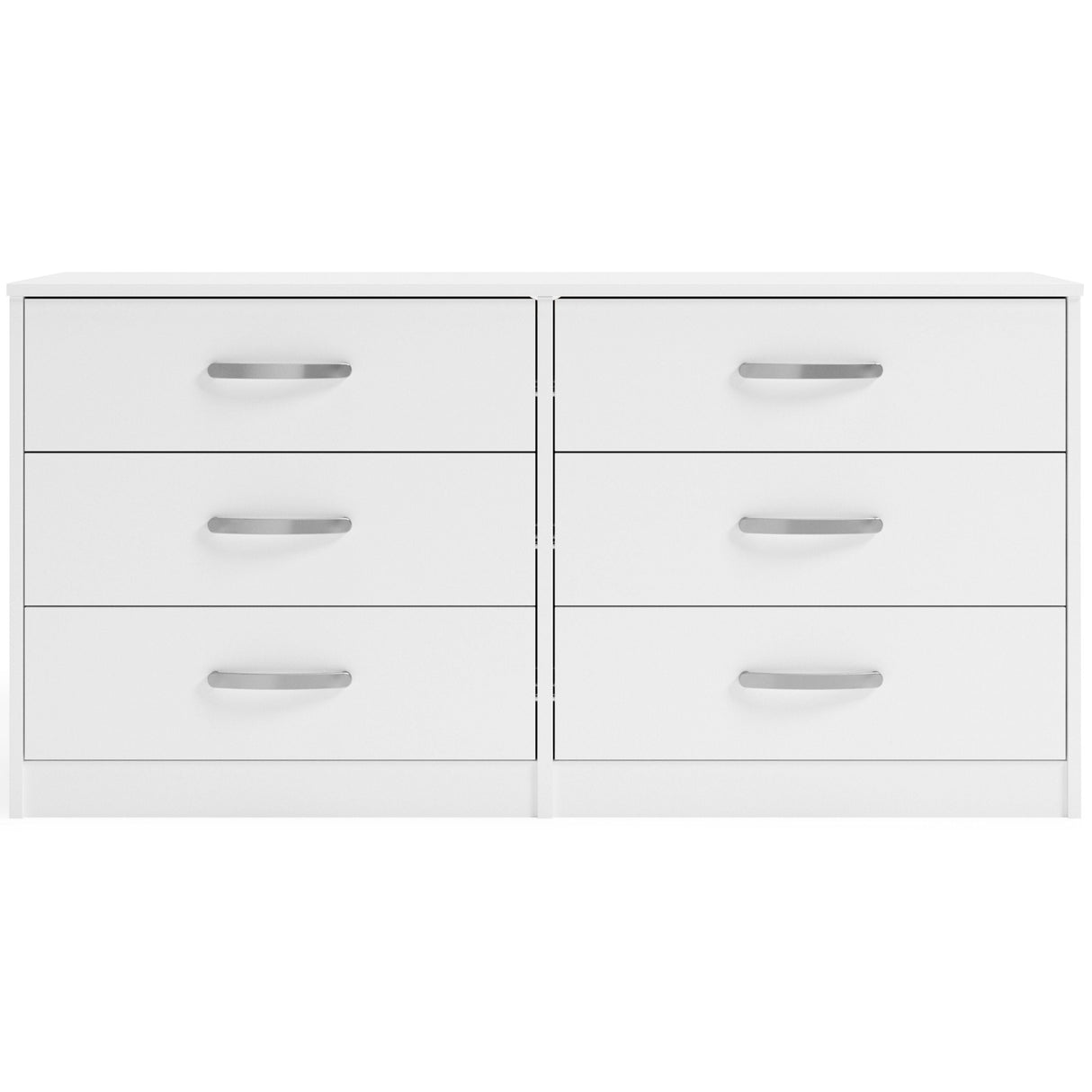 Flannia - White - Six Drawer Dresser - 29'' Height