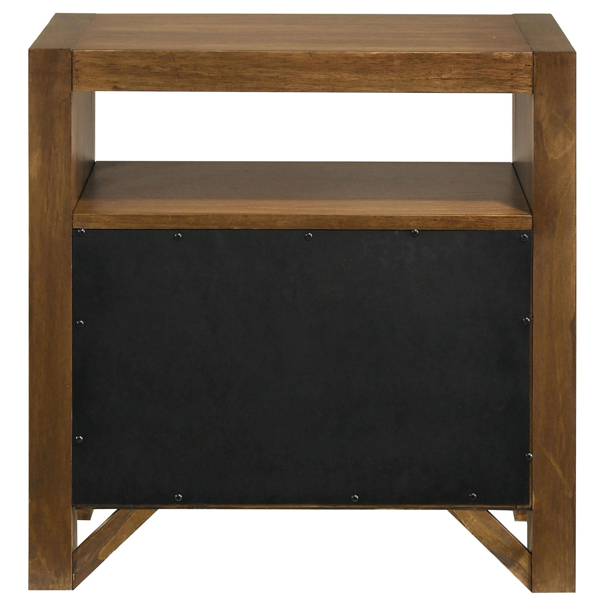 Adderley 2-drawer Nightstand Bedside Table Warm Brown