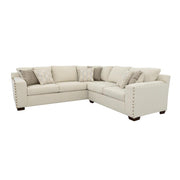 Coaster Fine Furniture Aria - Upholstered Track Arm Sectional Sofa - Oatmeal | Meri Furniture