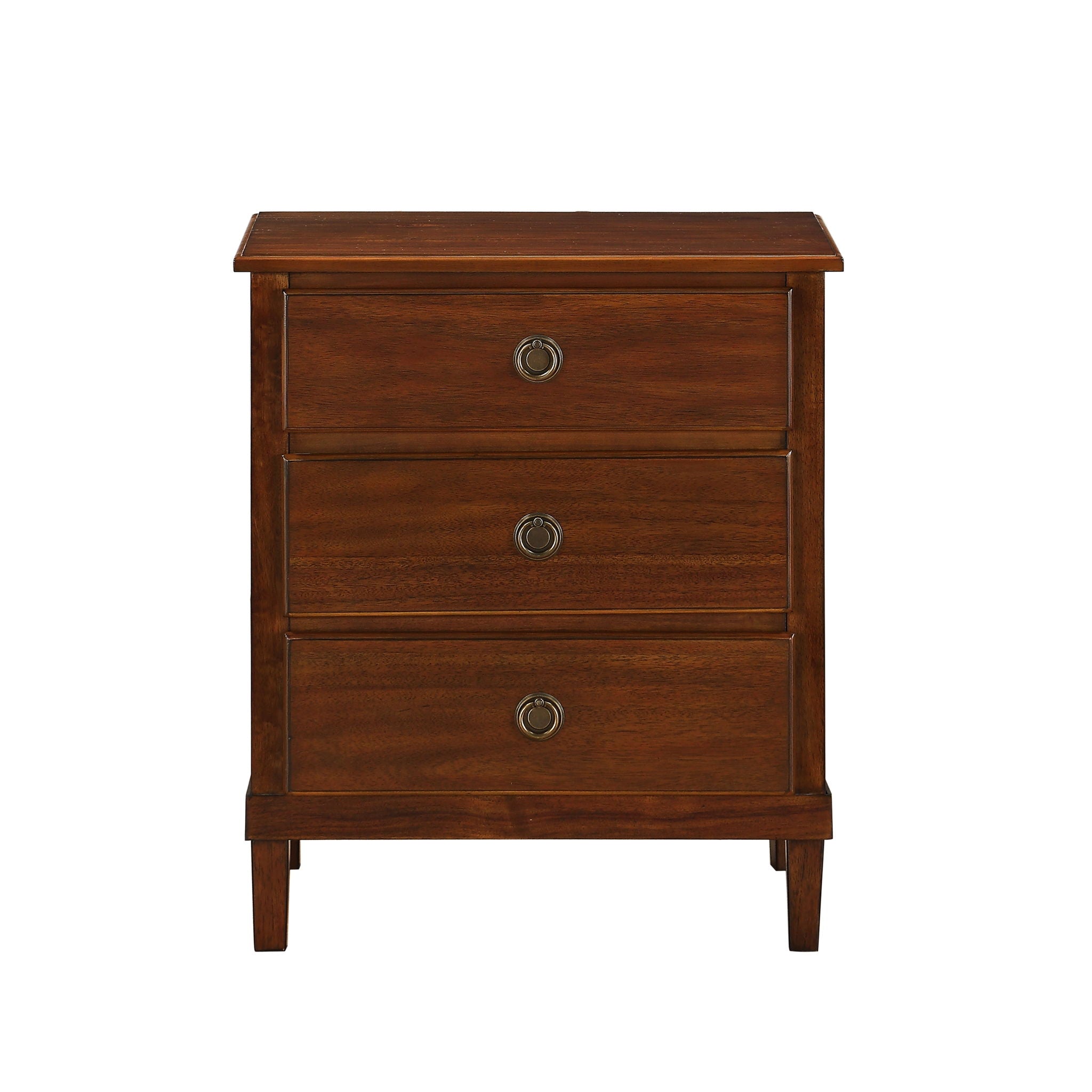 Chamberlin - 3 Drawer Nightstand - Brown