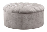 Ashley Furniture Carnaby - Linen - Oversized Accent Ottoman | Meri Furniture