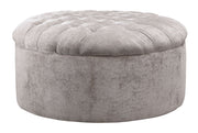 Ashley Furniture Carnaby - Linen - Oversized Accent Ottoman | Meri Furniture