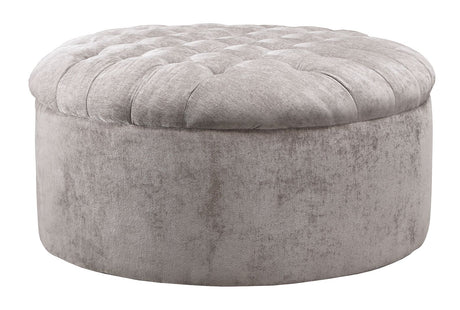 Ashley Furniture Carnaby - Linen - Oversized Accent Ottoman | Meri Furniture