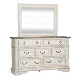 Abbey Park - Dresser & Mirror - White