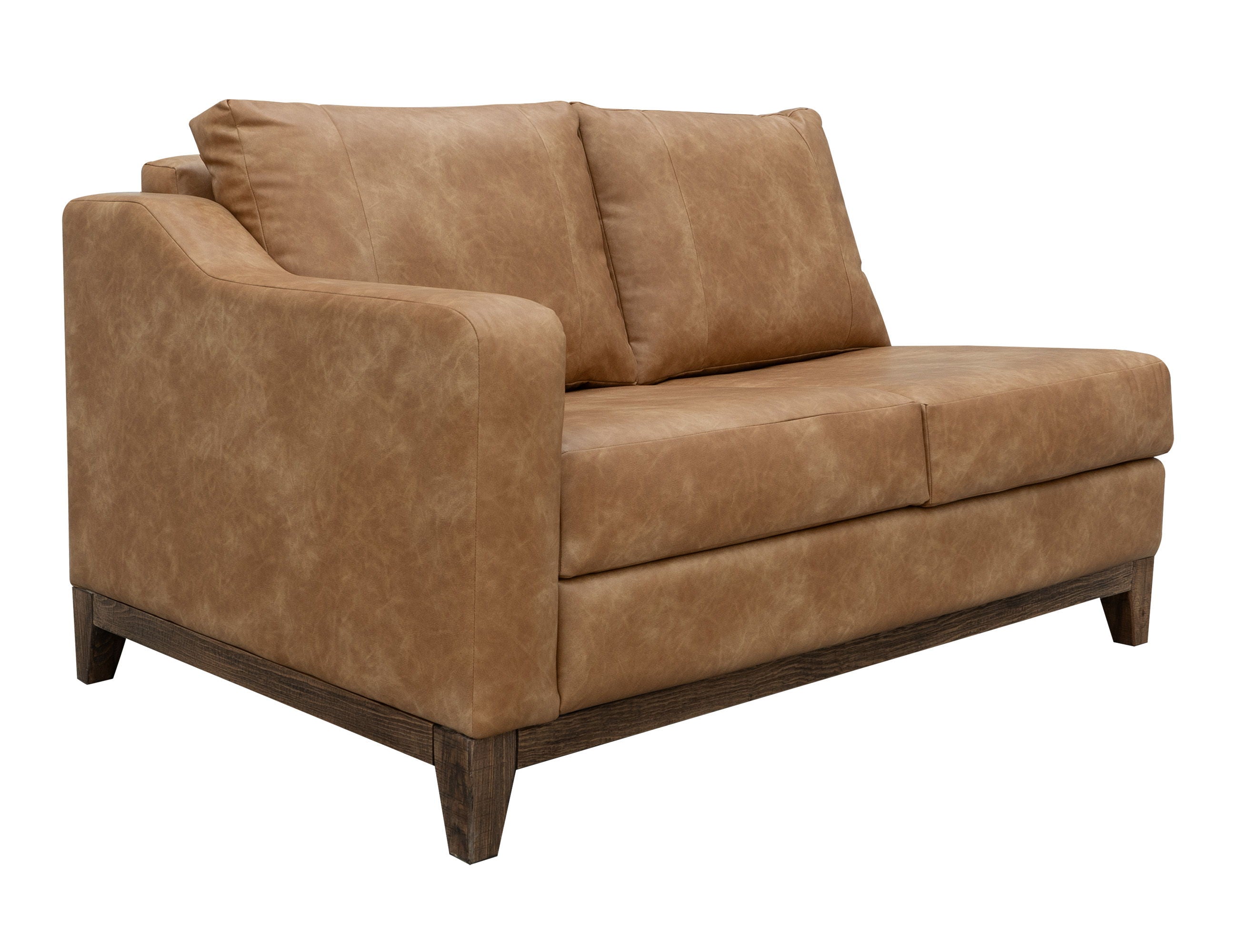 International Furniture Direct Olivo - LAF Loveseat - Orange | Meri Furniture