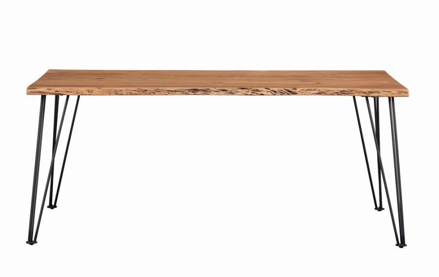 Coaster Fine Furniture Sherman - Live Edge Dining Table - Natural Acacia | Meri Furniture