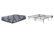 Ashley Sleep® 12 Inch Ashley Hybrid - Foundation And Mattress | Meri Furniture