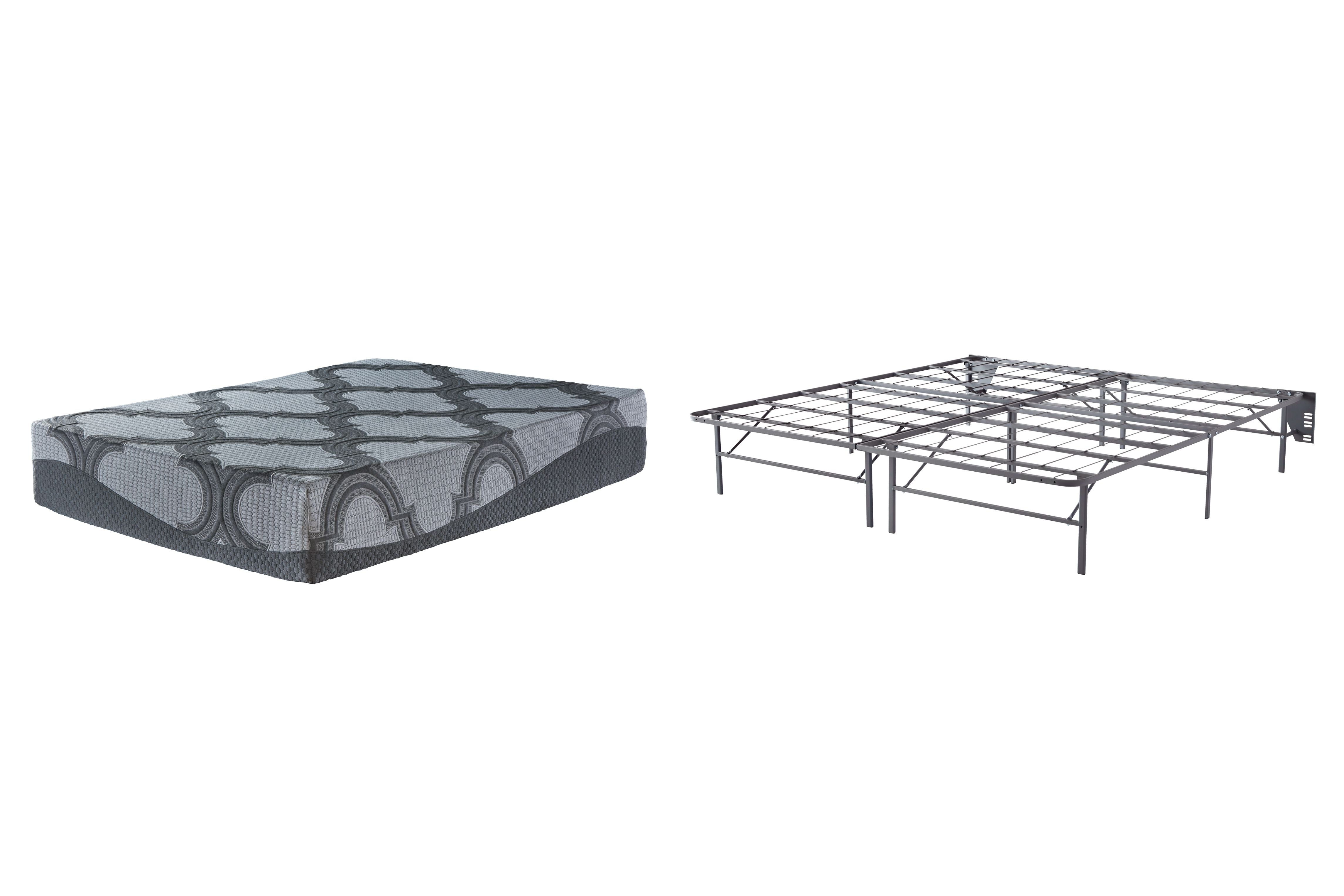 Ashley Sleep® 12 Inch Ashley Hybrid - Foundation And Mattress | Meri Furniture