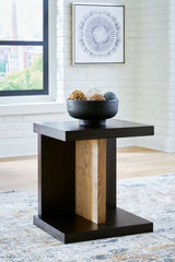 Signature Design by Ashley® Kocomore - Brown / Natural - Chair Side End Table | Meri Furniture