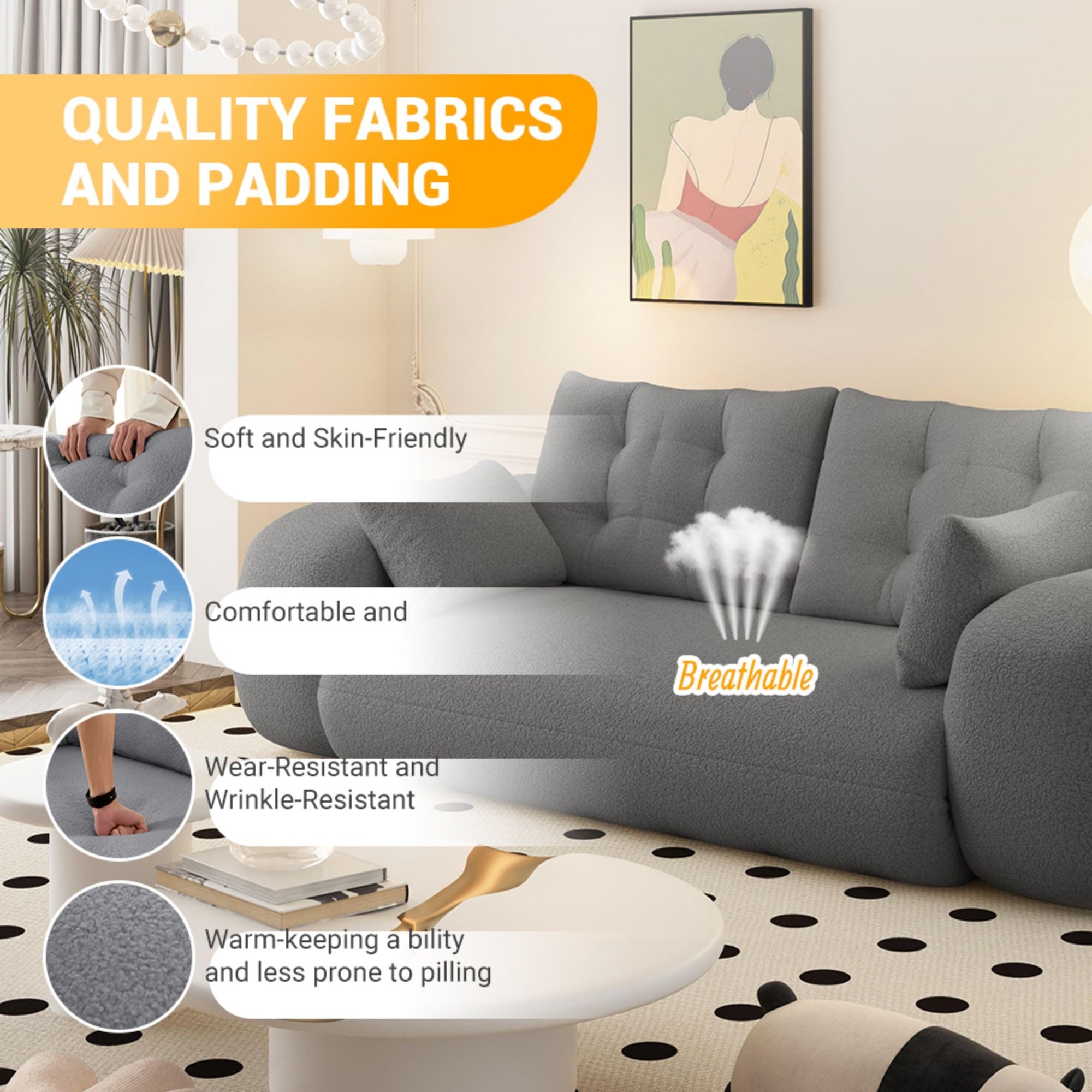 Human Dog Bed, Multi Functional Foldable Sofa Bed, 3 In 1