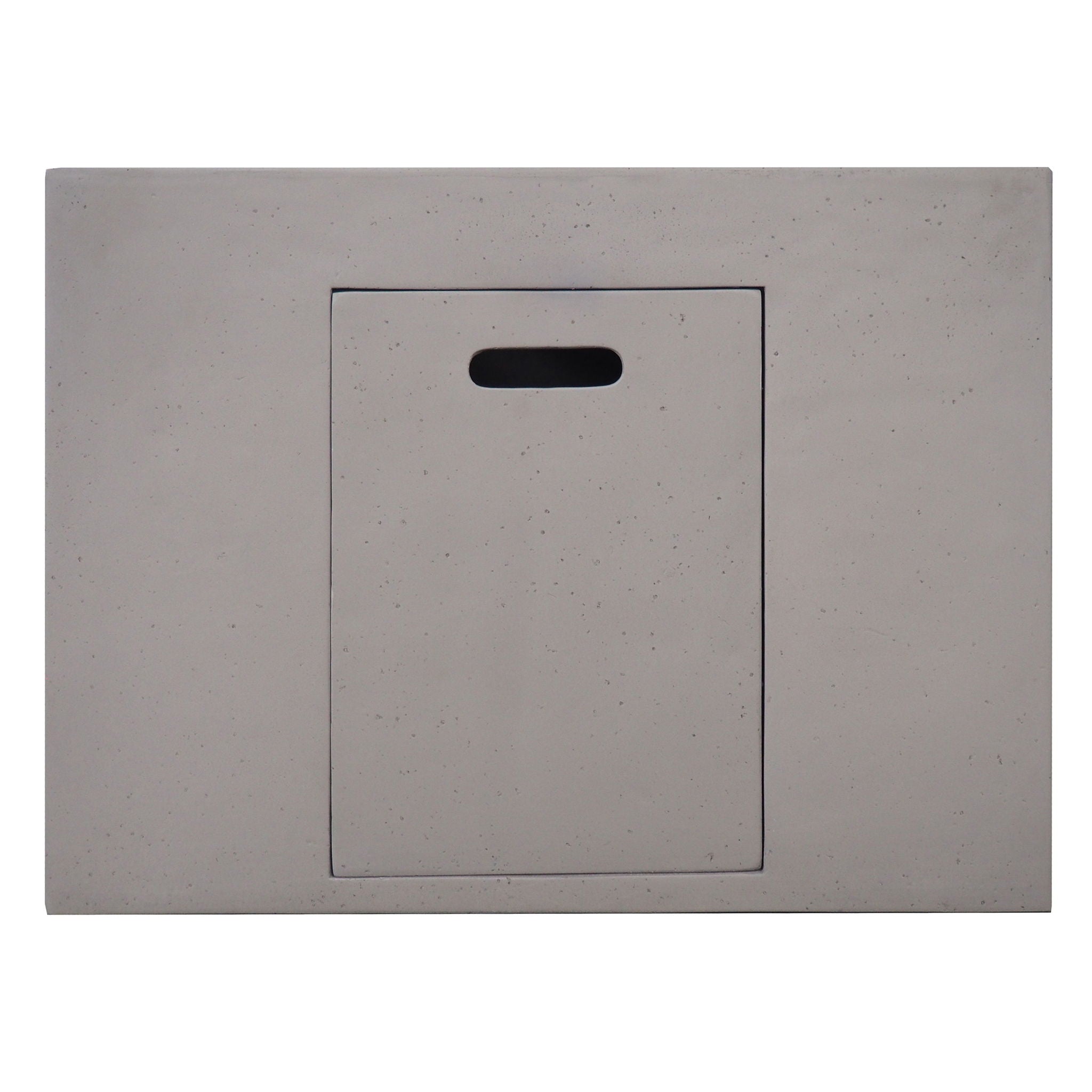 Outdoor Patio Square Gas Burning Concrete Fire Pit 40,000 Btu