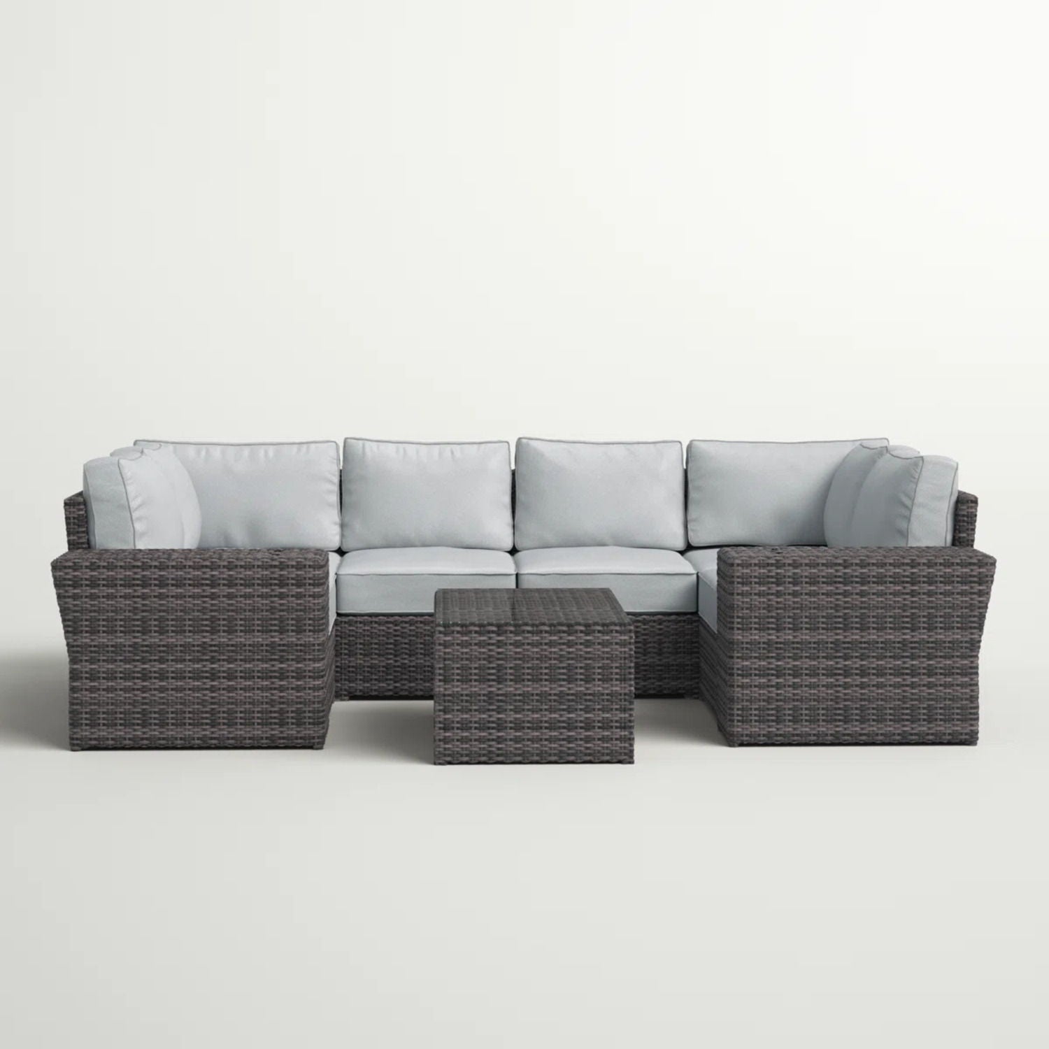 Stylish Wicker Patio Set Table
