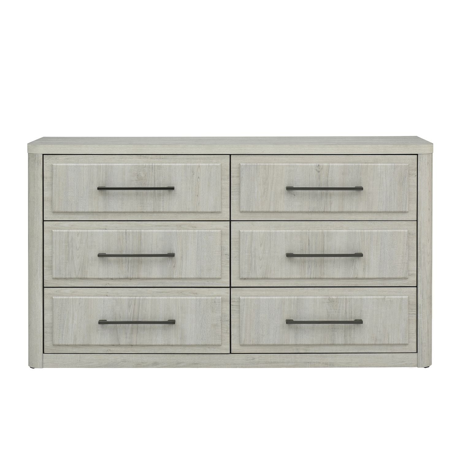 Modern Play - 6 Drawer Dresser - Natural White