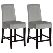 Coaster Fine Furniture Stanton - Upholstered Counter Chairs (Set of 2) - Gray And Black | Meri Furniture