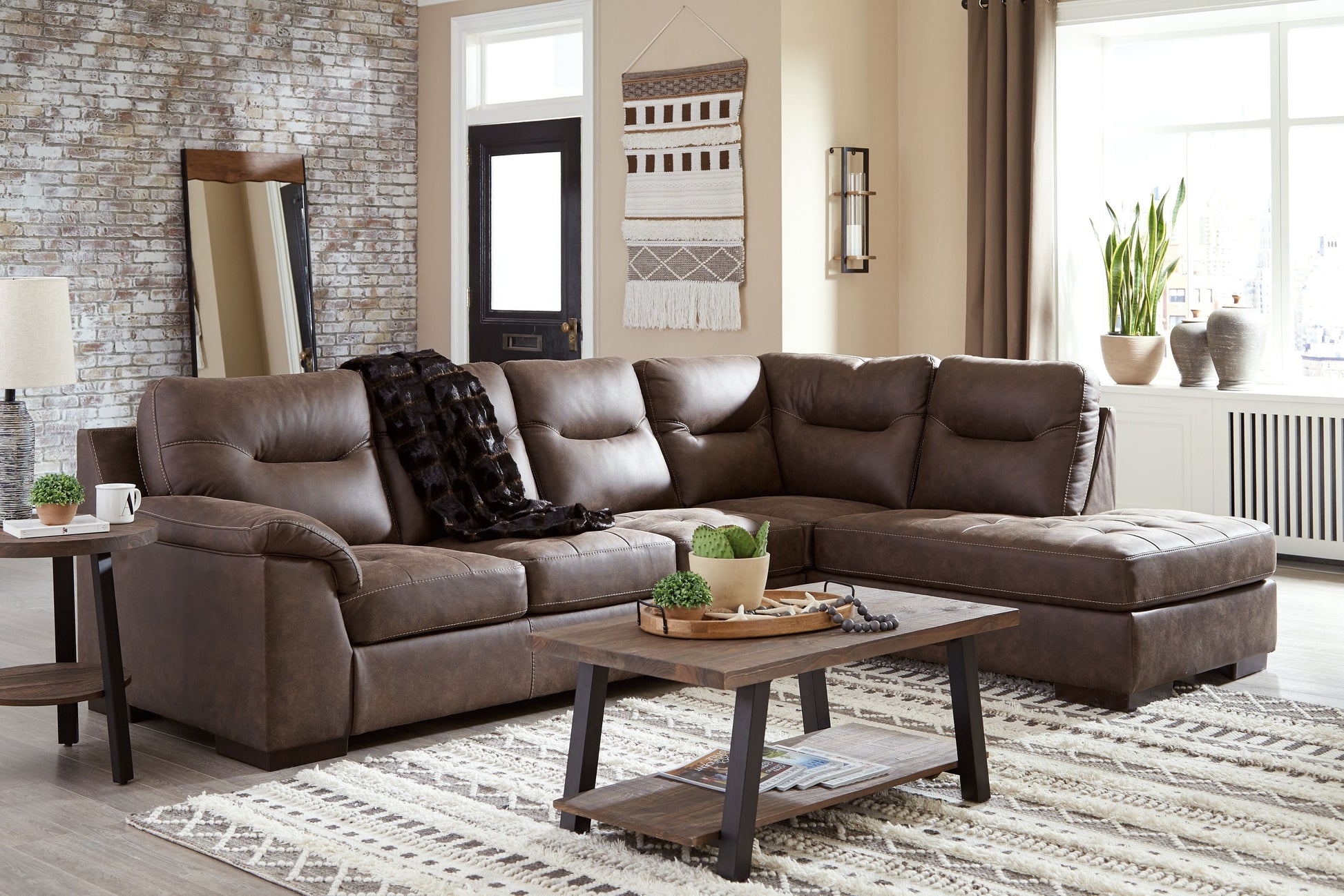 Signature Design by Ashley® Maderla - Sectional | Meri Furniture