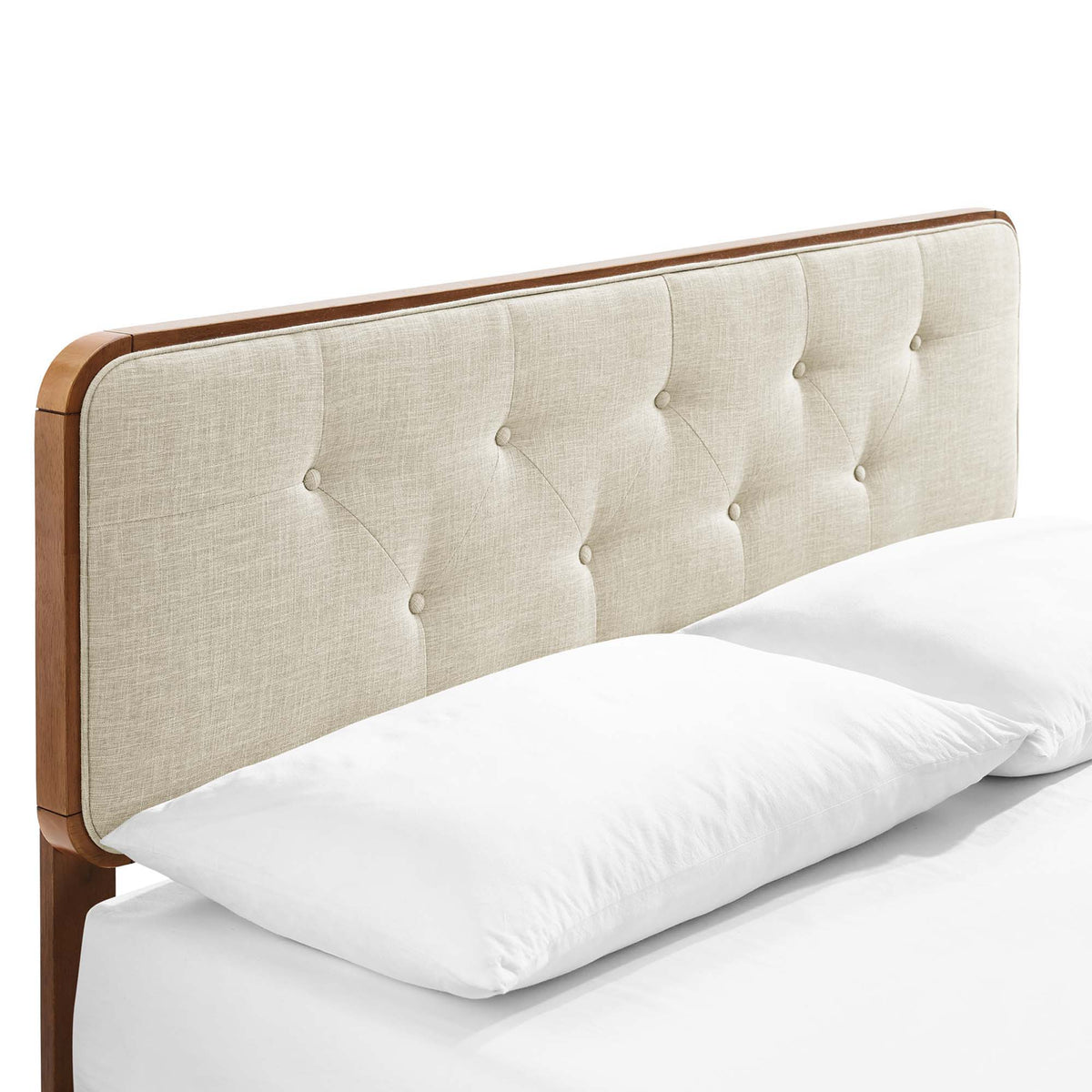 Bridgette Wood Queen Platform Bed With Angular Frame by Modway