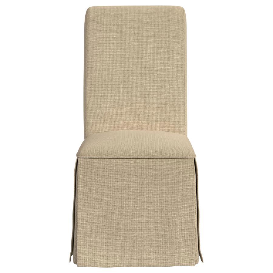 Coaster Fine Furniture Shawna - Upholstered Skirted Dining Chair (Set of 2) | Meri Furniture