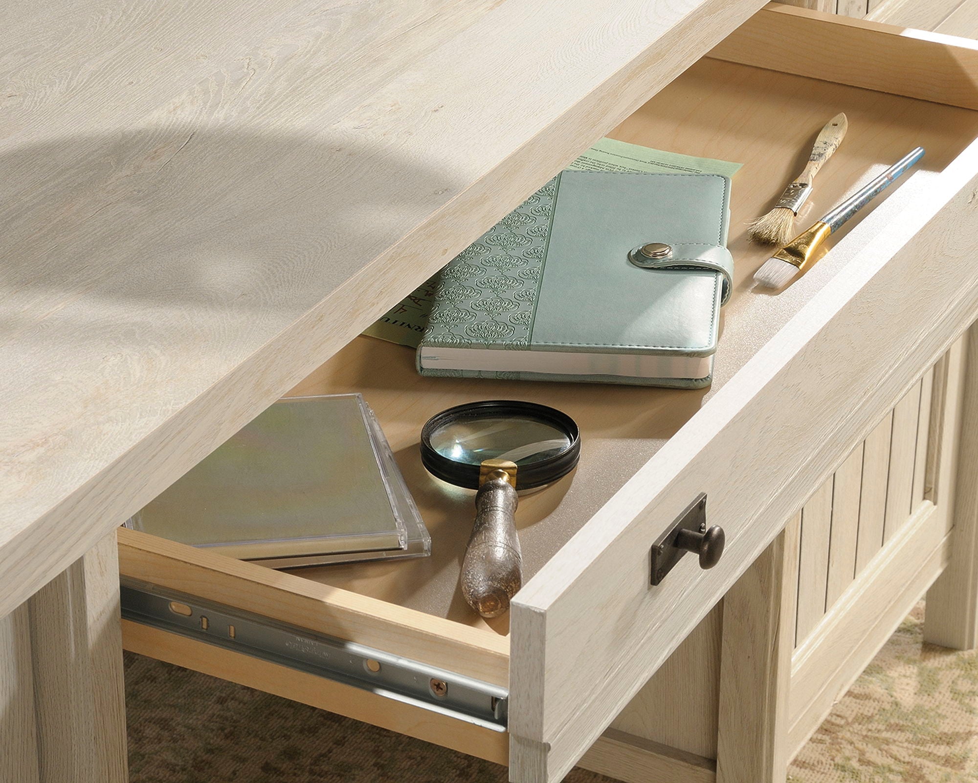 Costa Executive Desk Chalked Chestnut