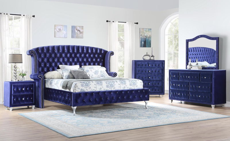 B039 - Velvet Bed