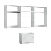Devi - Wall Mounted Closet System With Modular Units