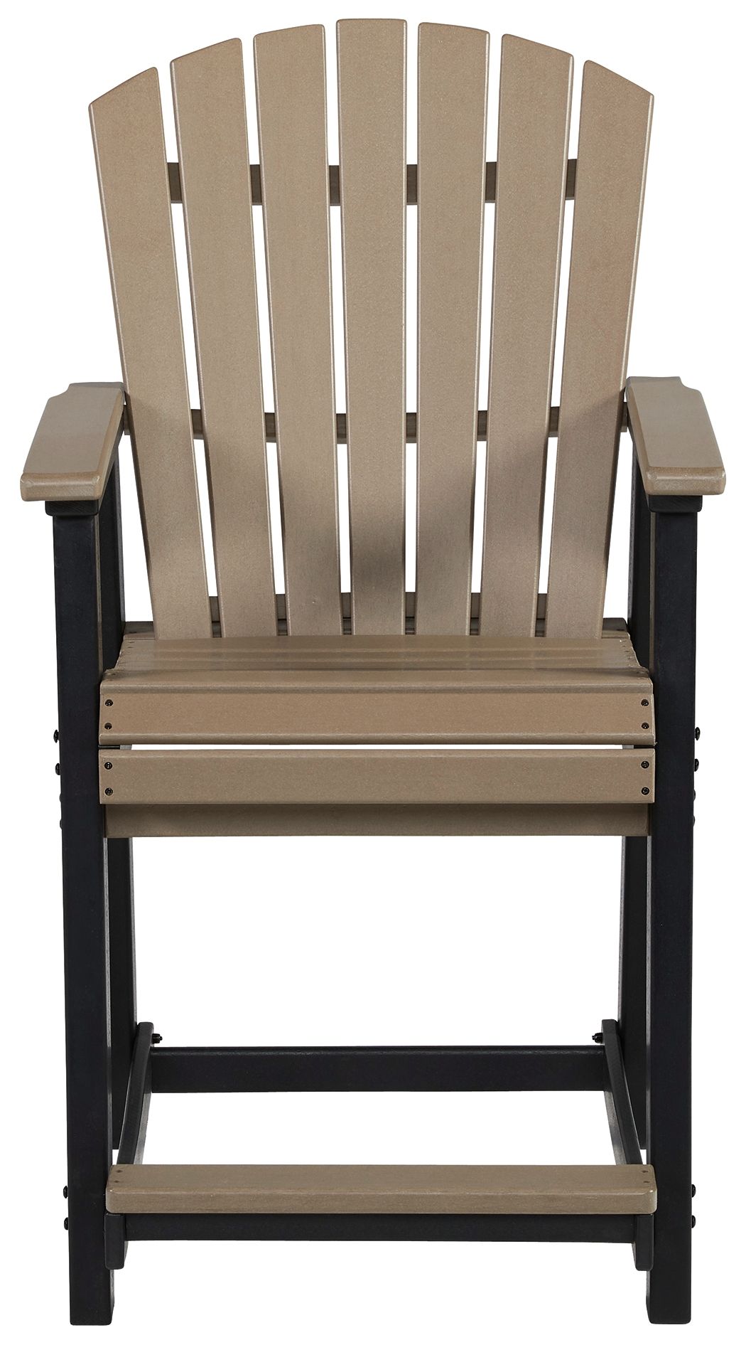 Signature Design by Ashley® Fairen Trail - Black / Driftwood - Barstool (Set of 2) | Meri Furniture